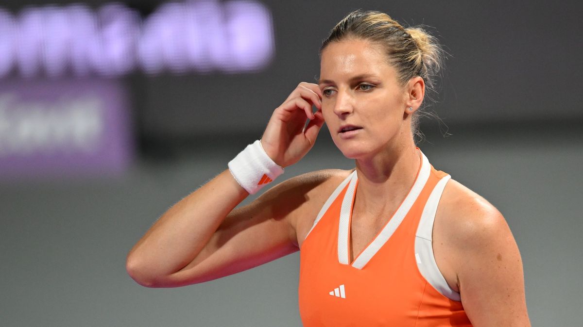 Plíšková má od turnaje v Dauhá trhlinu v úponu lýtkového svalu